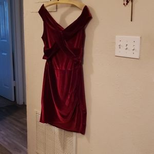 Velour Mini Dress